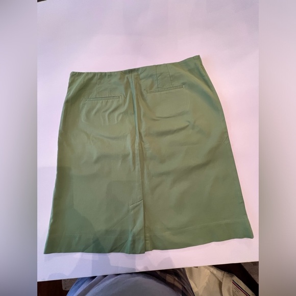 J. JILL  GREEN SKIRT WITH SIDE CONCEALED ZIPPER - Picture 3 of 6